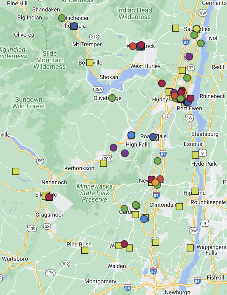 Volunteer opportunity Map