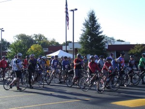 Start of the 50 mile Ride