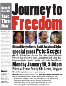 JOURNEY TO FREEDOM
A Benefit Concert for  SAVE THEM NOW
Monday, January 18th, 3 pm