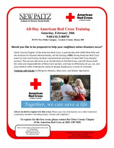 Red Cross Training & Volunteer Orientation