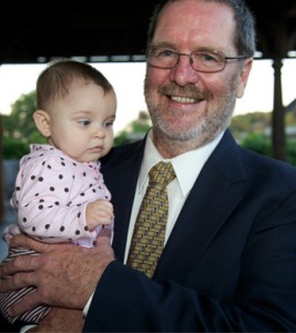 UlsterCorps Co-Founder and outgoing Board President Rik Flynn with grand-daughter Zoe