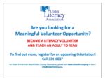 Literary Volunteers Needed - Kingston Library