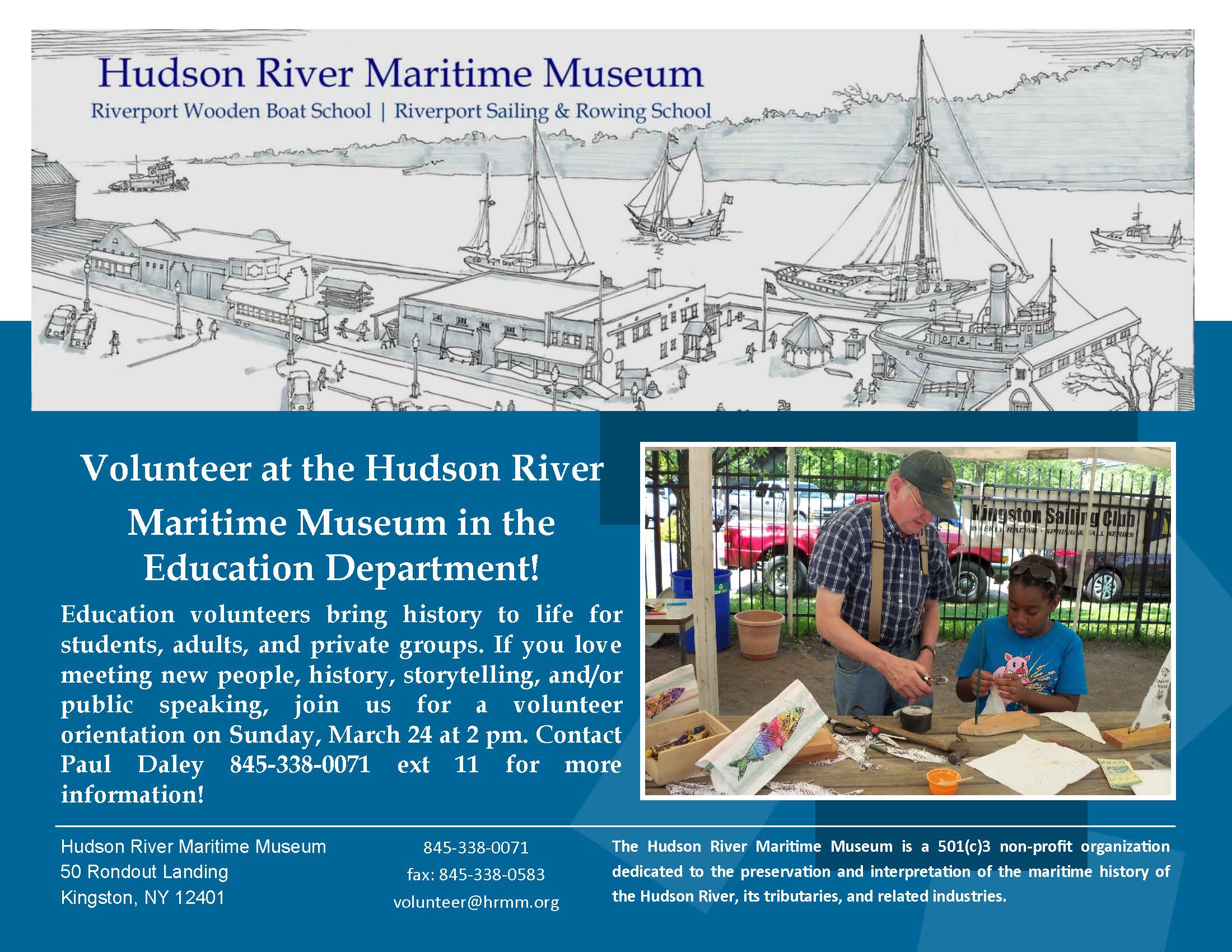 Hudson River Maritime Museum Seeks Museum Educators