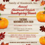 Family of Woodstock's  Annual Adolescent Services  Thanksgiving Dinner