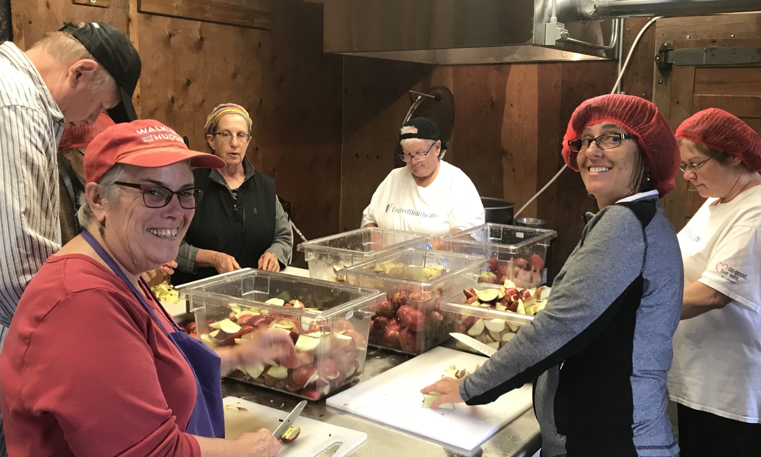 Farm to Food Pantry Apple Sauce Processing