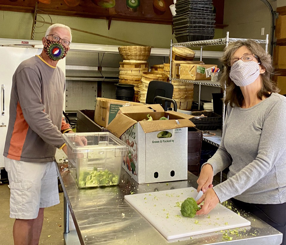 Farm to Food Pantry Collaborative Broccoli Processing