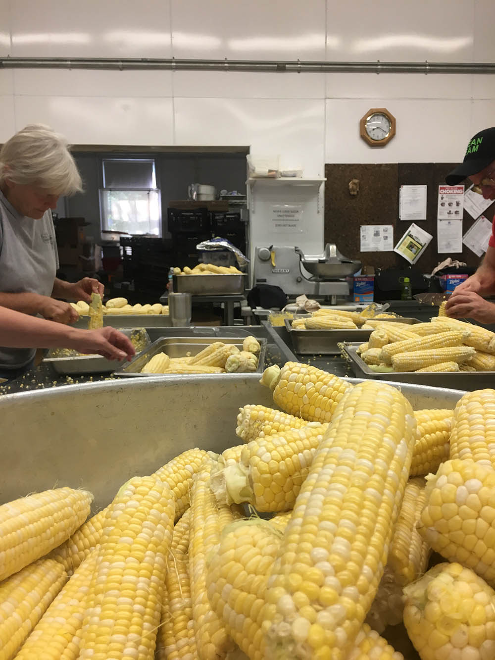 Farm to Food Pantry Corn Processing