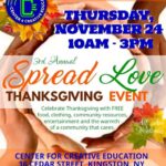 3rd Annual Spread Love Thanksgiving Event