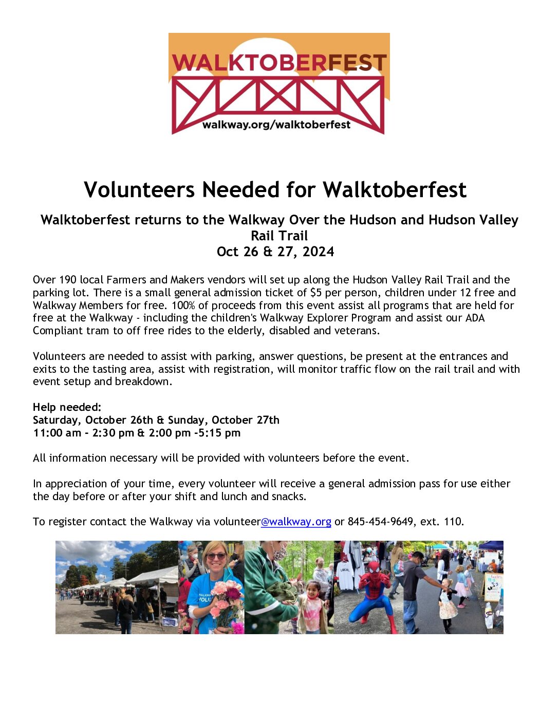 Walktoberfest Volunteering