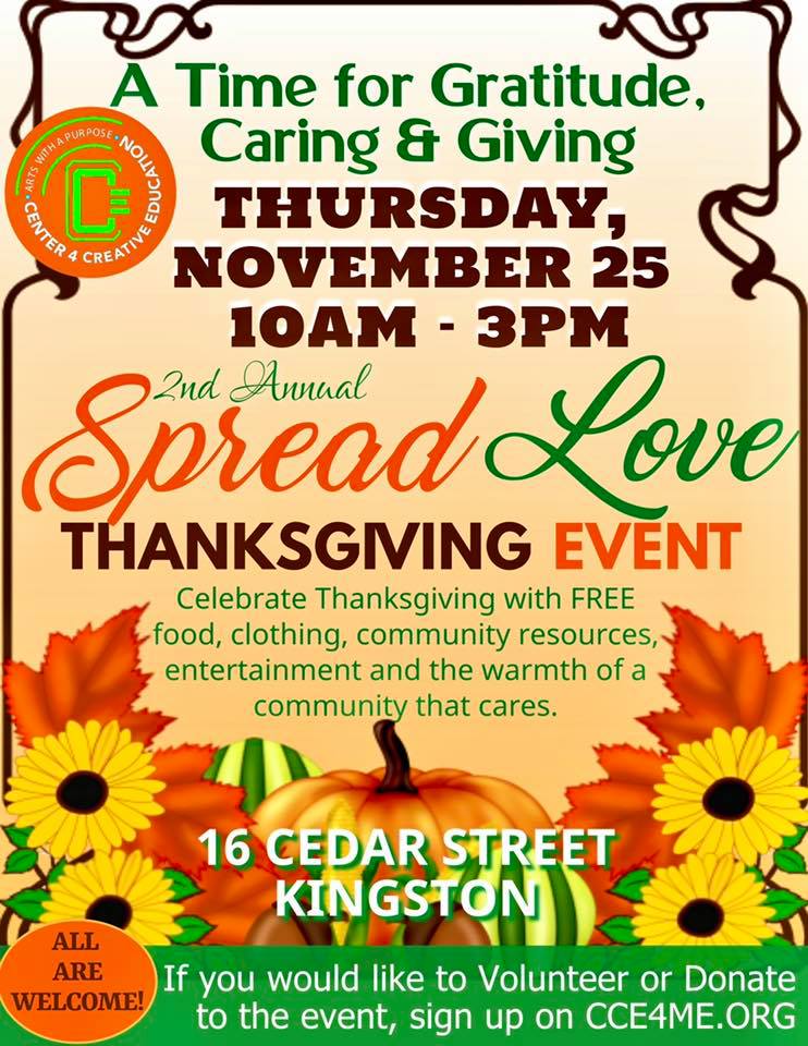 2nd Annual Spread Love Thanksgiving Event