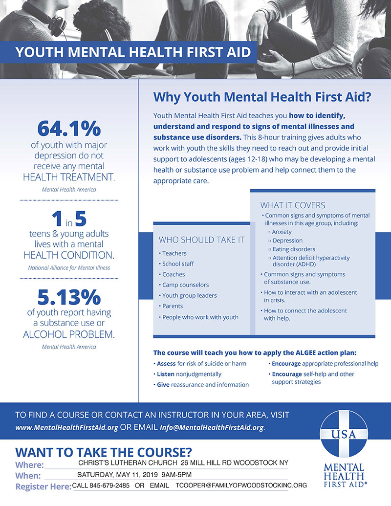 Youth Mental Health First Aid Training