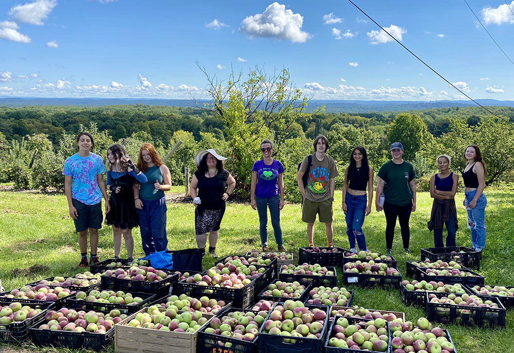 Farm to Food Pantry Apple Gleaning