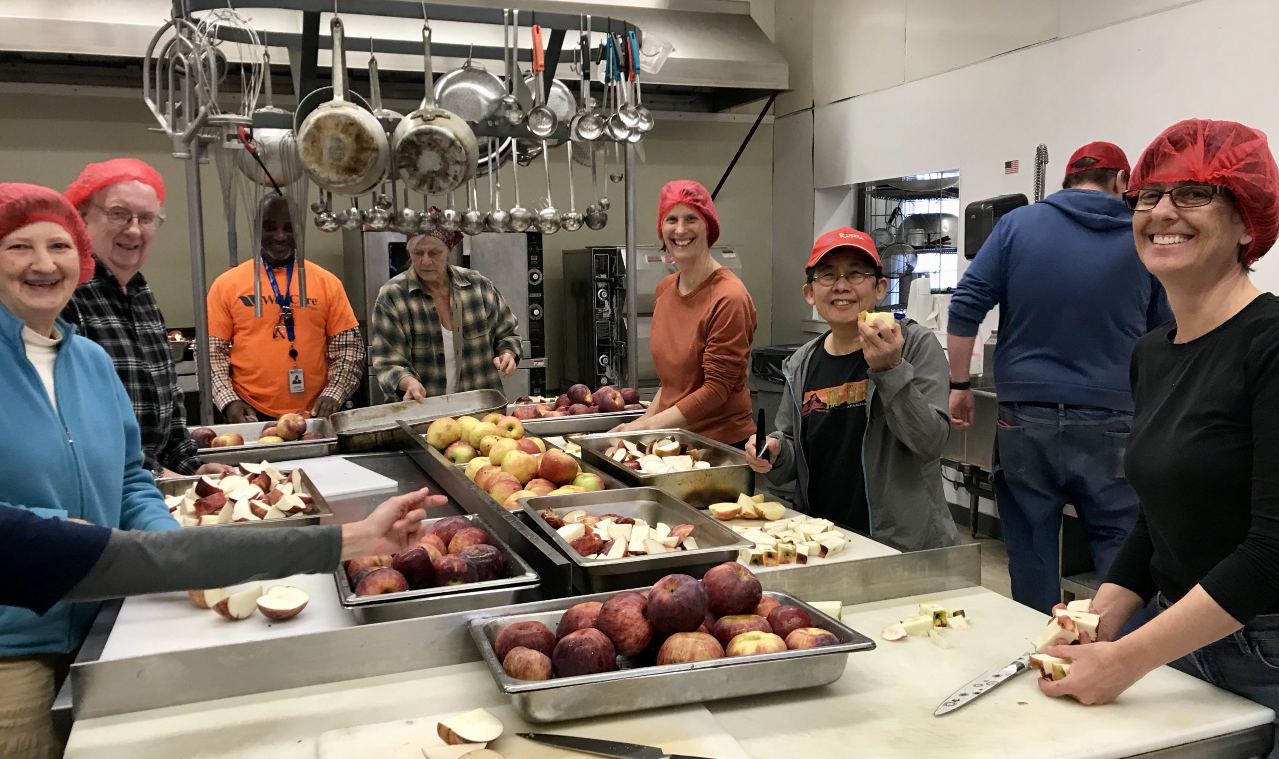 Farm to Food Pantry Apple Processing