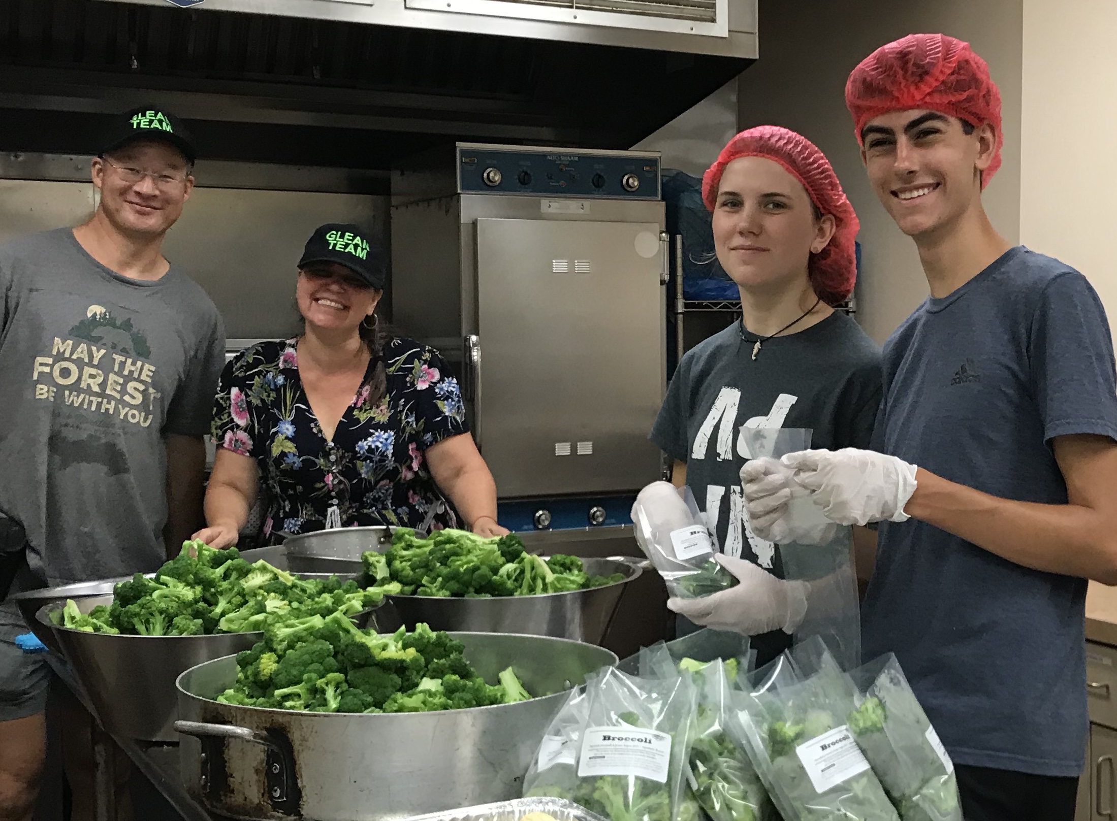 Farm to Food Pantry Broccoli Processing