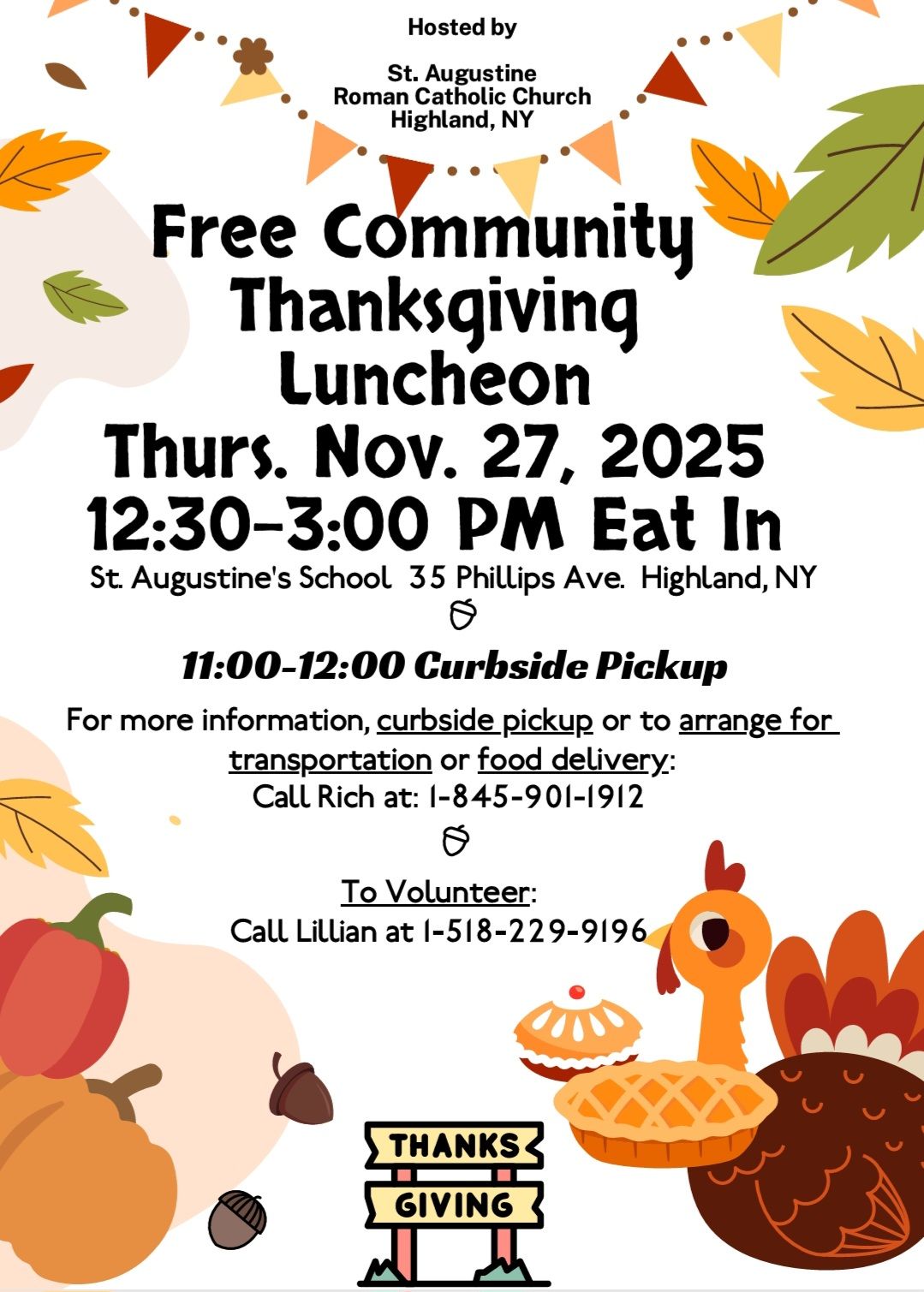 Free Community Thanksgiving Luncheon