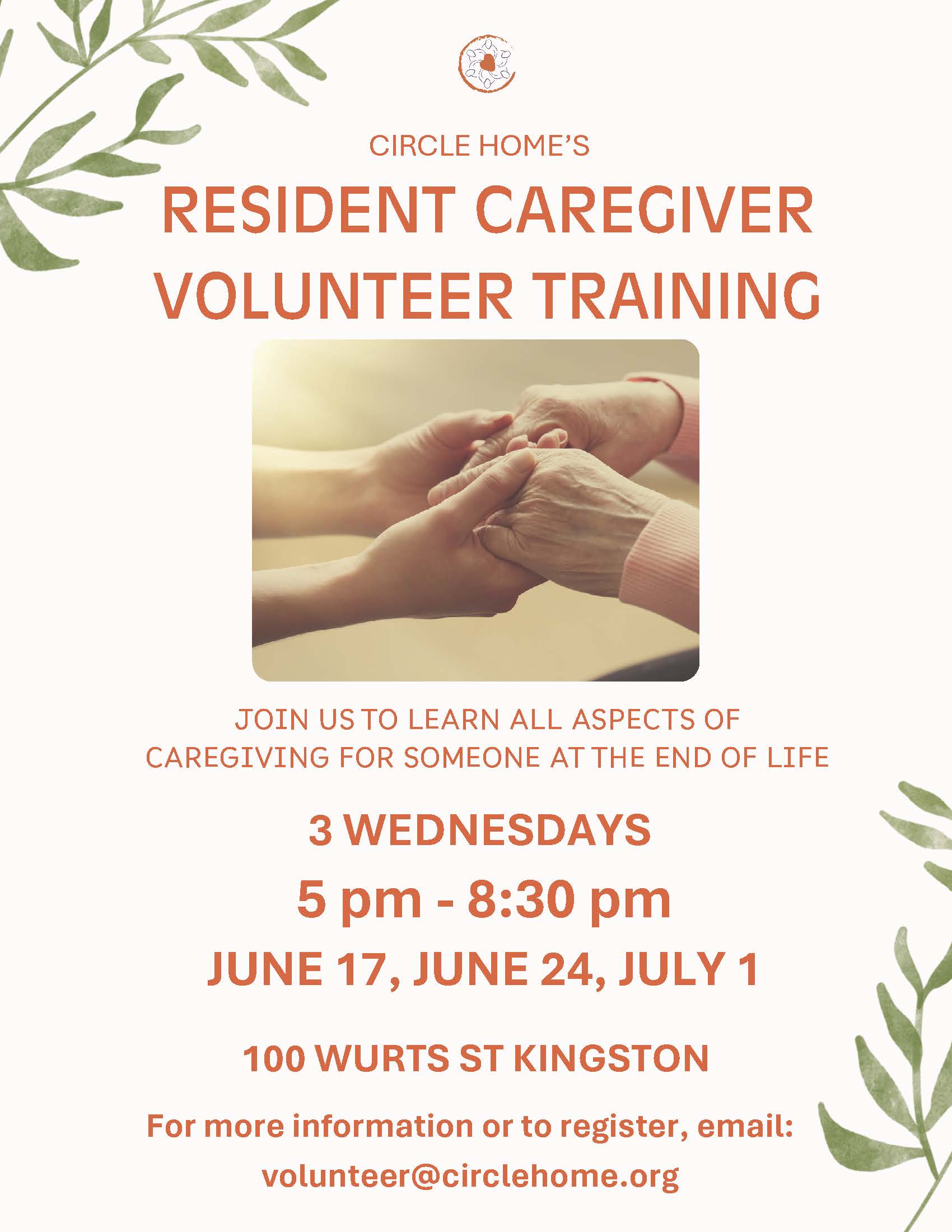 Circle Home Volunteer Training